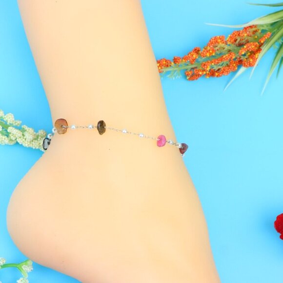 Elegant Handmade Anklet – Perfect for Women & Girls | Ideal Gift Option, DYC1781 - Picture 4 of 9